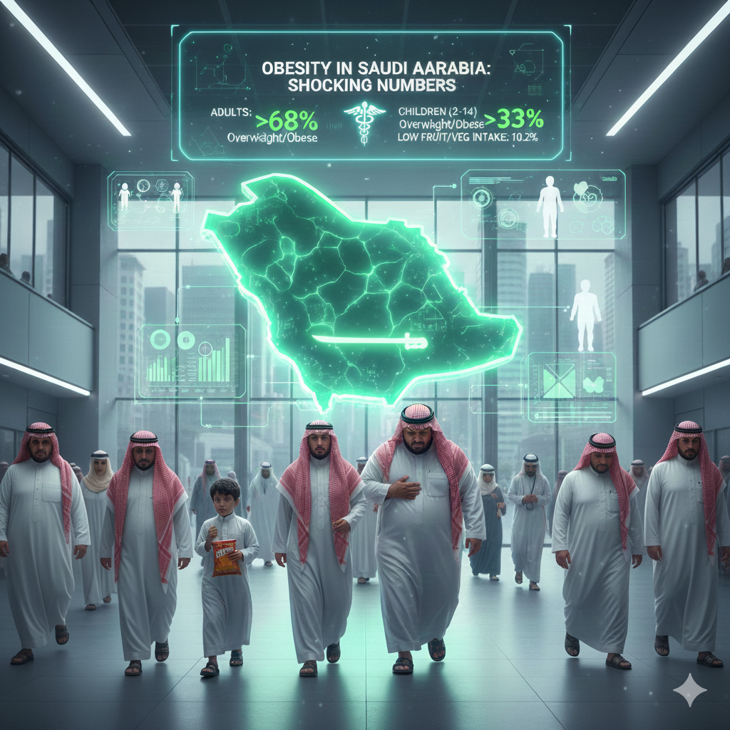 عالم السمنة في المملكة العربية السعودية… أرقام صادمة وتحديات صحية