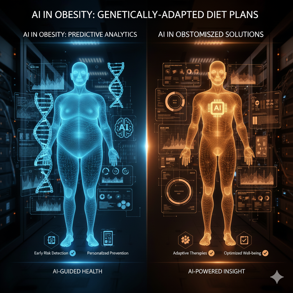 الذكاء الاصطناعي يدخل عالم السمنة… خطط غذائية تتكيّف مع الجينات